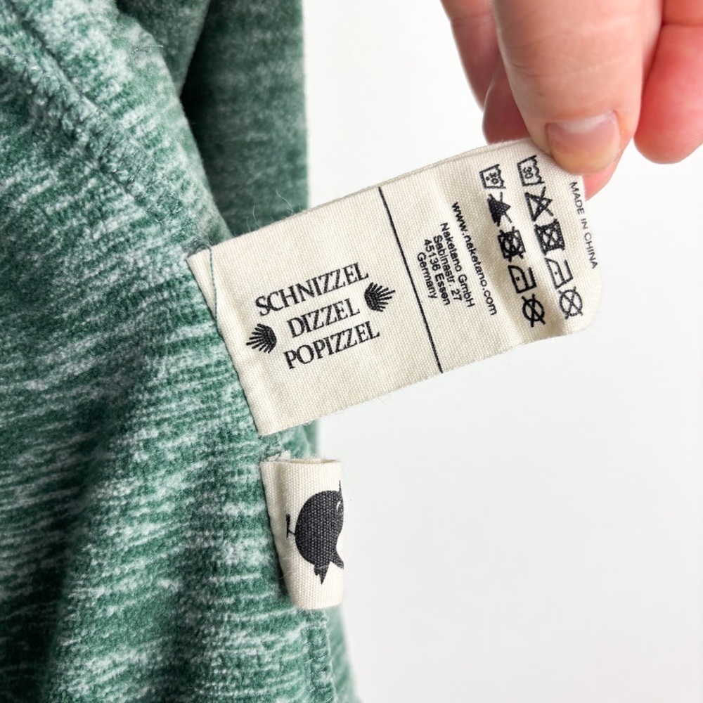 Naketano Women’s Green Fleece Hooded Jacket Sz XS - Picture 13 of 13